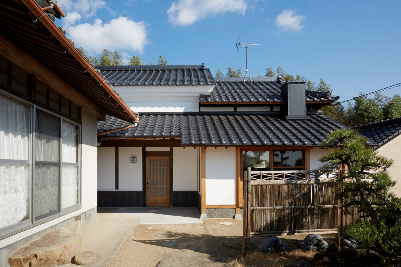 構造美を活かした再生長屋住宅／岡山市北区